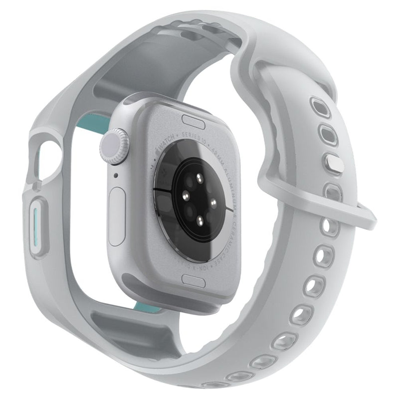 Spigen Liquid Air Pro – apyrankė su dėklu, skirta Apple Watch 10 46 mm (pilka)