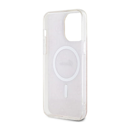 Guess 4G MagSafe – dėklas, skirtas „iPhone 14 Pro Max“ (rožinis)