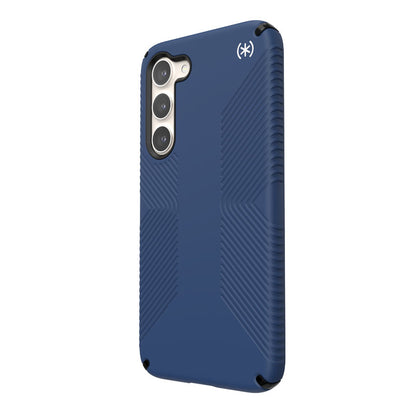 Speck Presidio2 Grip - Neslystantis dėklas, skirtas Samsung Galaxy S23+ (Coastal Blue/Black)