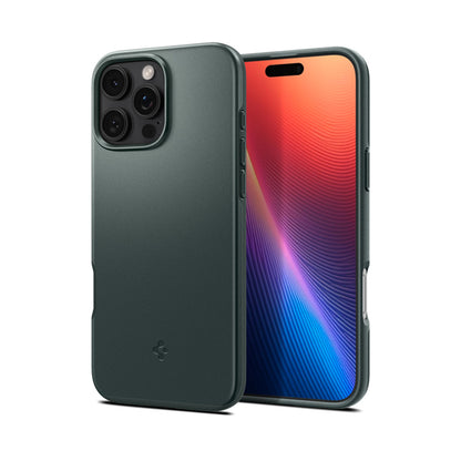 Spigen Thin Fit Mag MagSafe – dėklas, skirtas iPhone 16 Pro Max (abiso žalia)