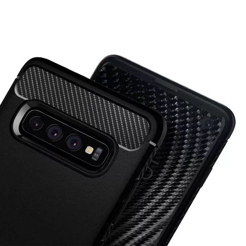 Spigen Rugged Armor – dėklas, skirtas Samsung Galaxy S10 (juoda)
