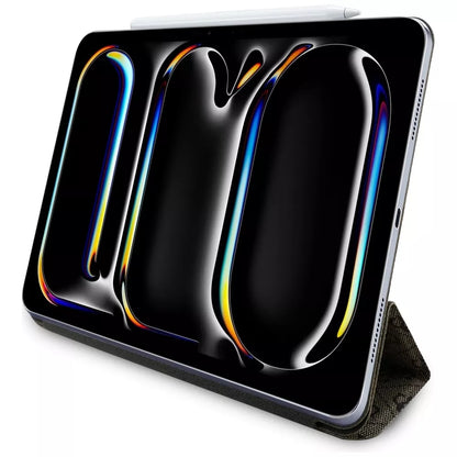 Guess Magnetic 4G Big Logo – dėklas iPad Pro 11" M4 (2024) (rudas)