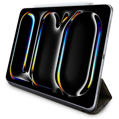 Guess Magnetic 4G Big Logo – dėklas iPad Pro 11" M4 (2024) (rudas)