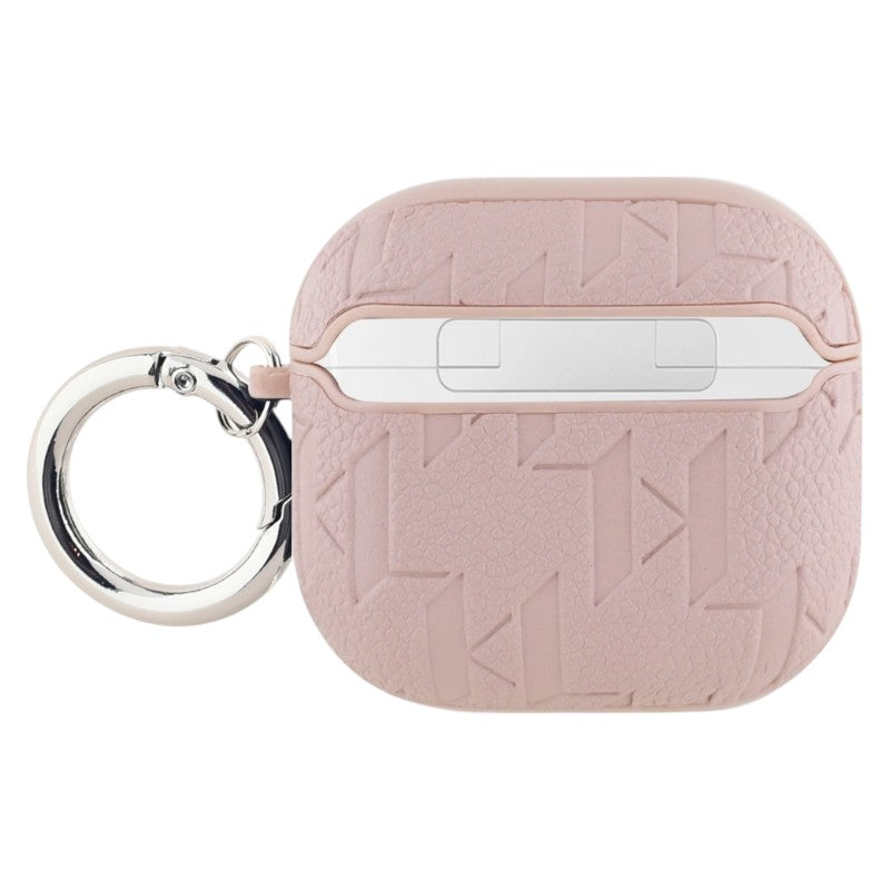 Karl Lagerfeld Monogram Choupette Head - AirPods 4 dėklas (rožinis)