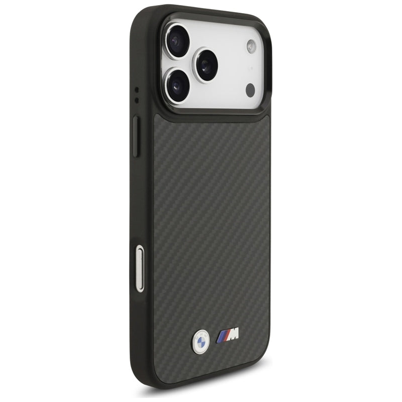 BMW M Kevlar Matinis MagSafe dėklas - iPhone 17 Pro Max (Juodas)