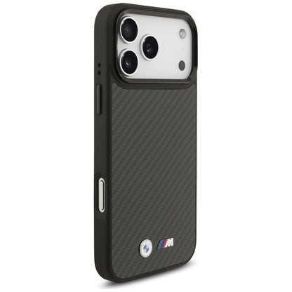 BMW M Kevlar Matinis MagSafe dėklas - iPhone 17 Pro Max (Juodas)