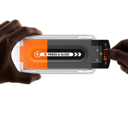 Spigen GLAS.TR EZ Fit Pro HD 2-Pack – grūdintas stiklas, skirtas Samsung Galaxy Z Fold 7 (2 vnt.)