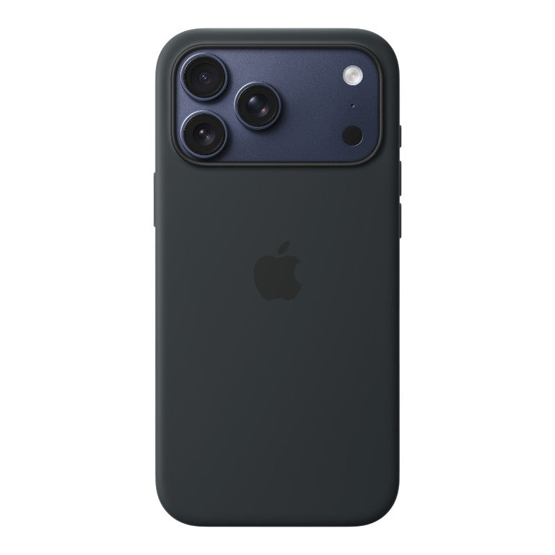 Apple silikoninis dėklas – silikoninis dėklas su MagSafe, skirtas iPhone 17 Pro Max (juodas)