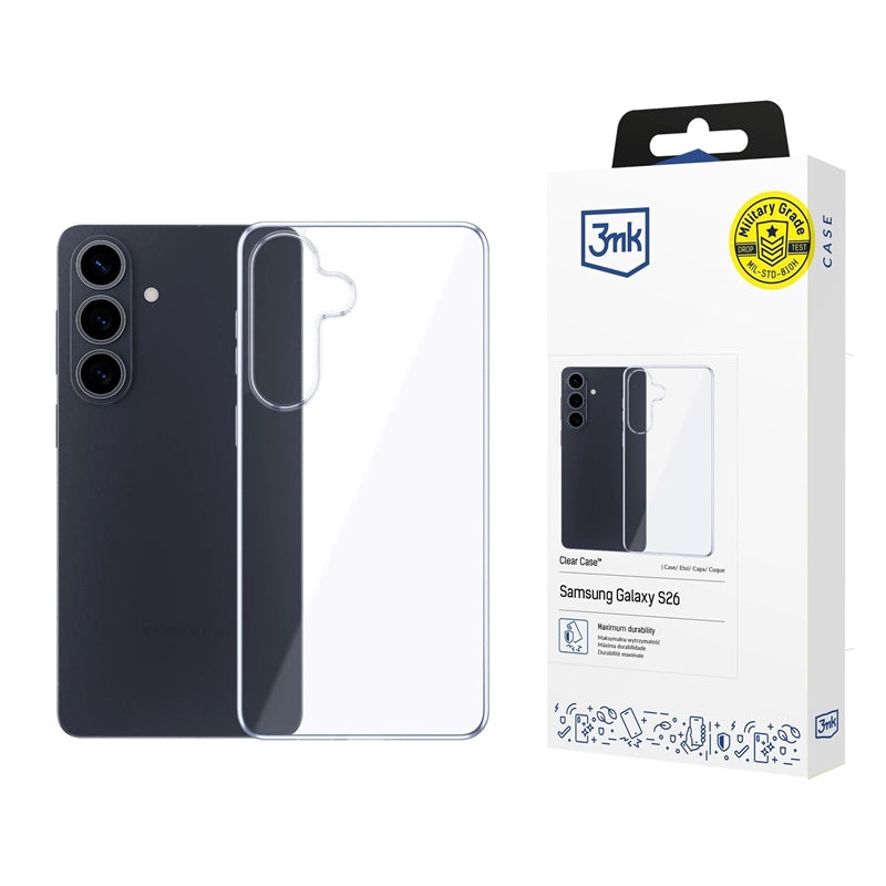 3mk Skaidrus dėklas – dėklas, skirtas Samsung Galaxy S26 (skaidrus)