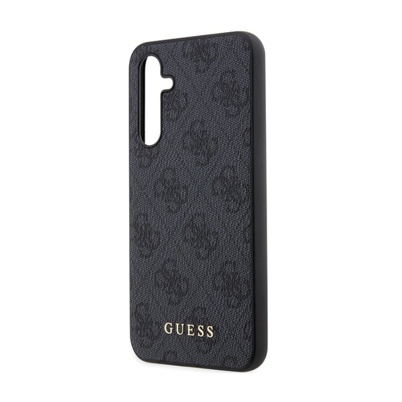 Guess 4G Metal Gold Logo – Samsung Galaxy S23 FE dėklas (pilkas)