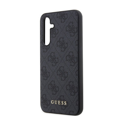 Guess 4G Metal Gold Logo – Samsung Galaxy S23 FE dėklas (pilkas)
