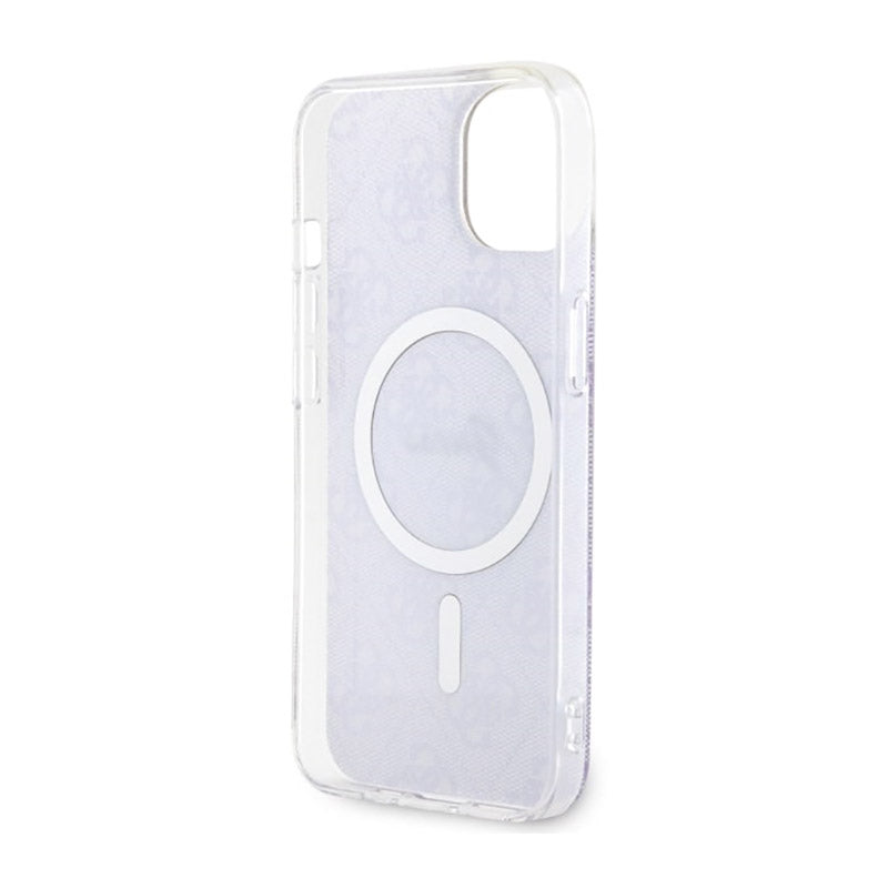 Guess 4G MagSafe – dėklas iPhone 14 (violetinė)