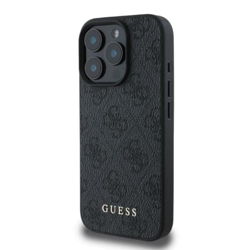 Guess 4G Classic – „iPhone 16 Pro Max“ dėklas (juodas)