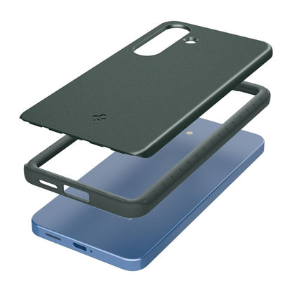 Spigen Thin Fit Mag MagSafe – dėklas skirtas Samsung Galaxy S25 (Abyss Green)