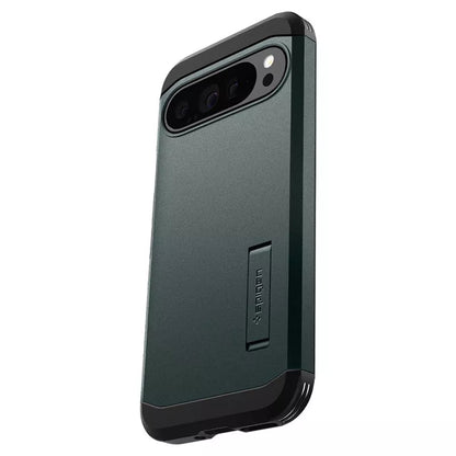 Spigen Tough Armor – dėklas, skirtas „Google Pixel 9 Pro XL“ (Abiso žalia)