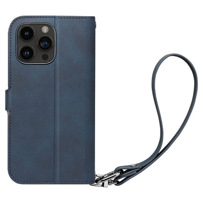 Spigen Wallet S Pro – dėklas, skirtas iPhone 15 Pro (tamsiai mėlynas)