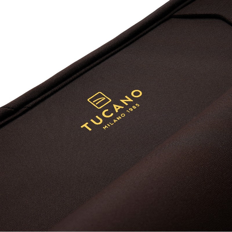 TUCANO Velluto 2 – Dėklas MacBook Air 13" (M4/M3/M2/M1/2025-2018) / Pro 13" / Nešiojamojo kompiuterio 12" (geltonas)