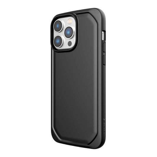 X-Doria Raptic Slim – biologiškai skaidomas dėklas iPhone 14 Pro Max (juodas)