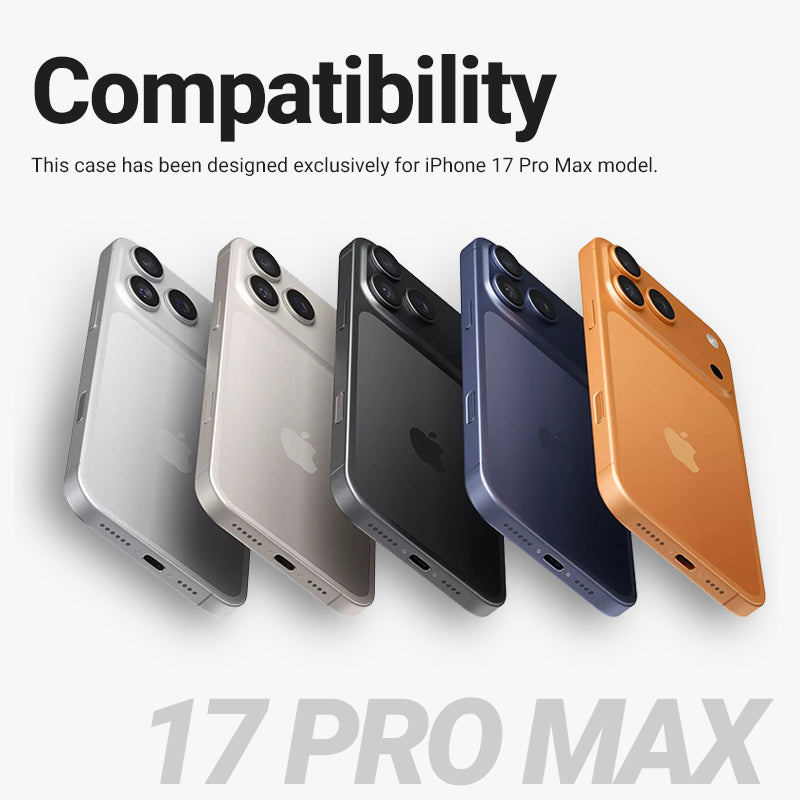 Crong Clear MAG Cover - „MagSafe“ dėklas iPhone 17 Pro Max (Skaidrus)