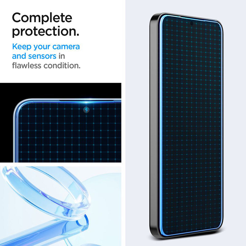 Spigen GLAS.TR EZ FIT 2 vnt. – grūdintas stiklas, skirtas Samsung Galaxy S25+ / S24+ (2 vnt.)