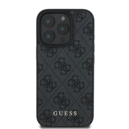 Guess 4G Classic – „iPhone 16 Pro Max“ dėklas (juodas)