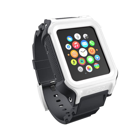 Incipio Octane juosta - šarvuota juosta, skirta „Apple Watch“ 38/40/41 mm (balta / pilka)