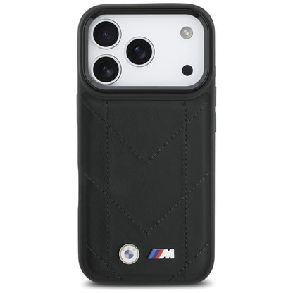 BMW M Dygštuotas logotipas MagSafe - iPhone 17 Pro dėklas (juodas)
