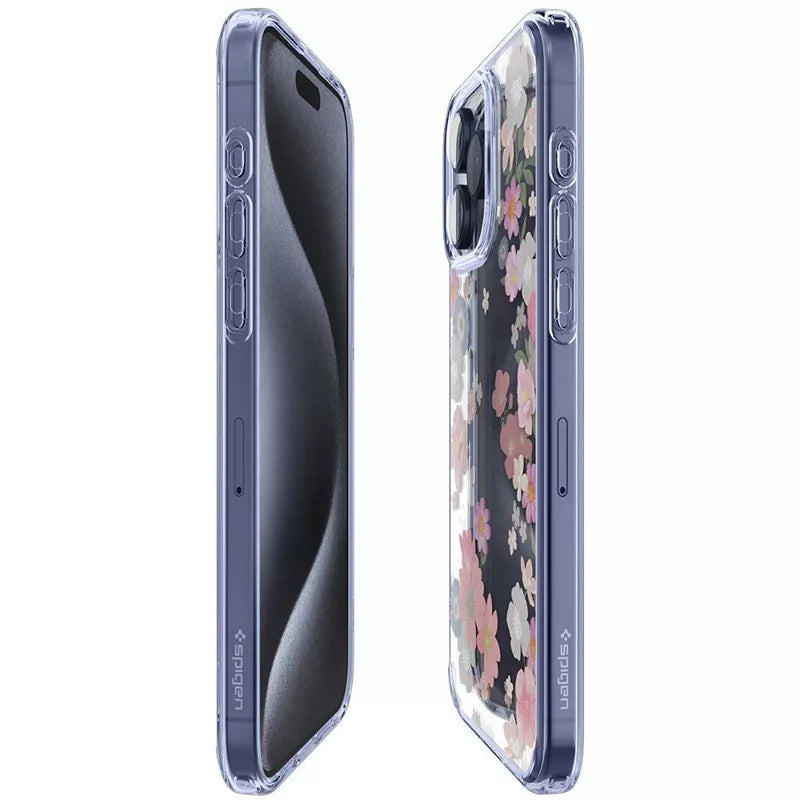 Spigen Ultra Hybrid – dėklas, skirtas iPhone 15 Pro (Blossom)