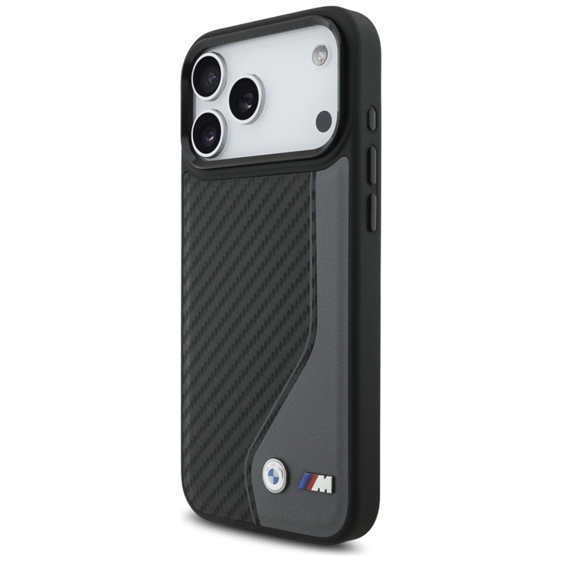 BMW M Anglies Pluoštas Logotipas MagSafe - Dėklas iPhone 17 Pro Max (antracitas)