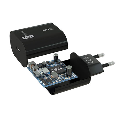 Cellularline - USB-C Super Greitasis Įkroviklis 25W (Skirtas Samsung) (juodas)