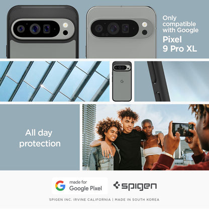 Spigen Ultra Hybrid – Dėklas Google Pixel 9 Pro XL (matinė juoda)