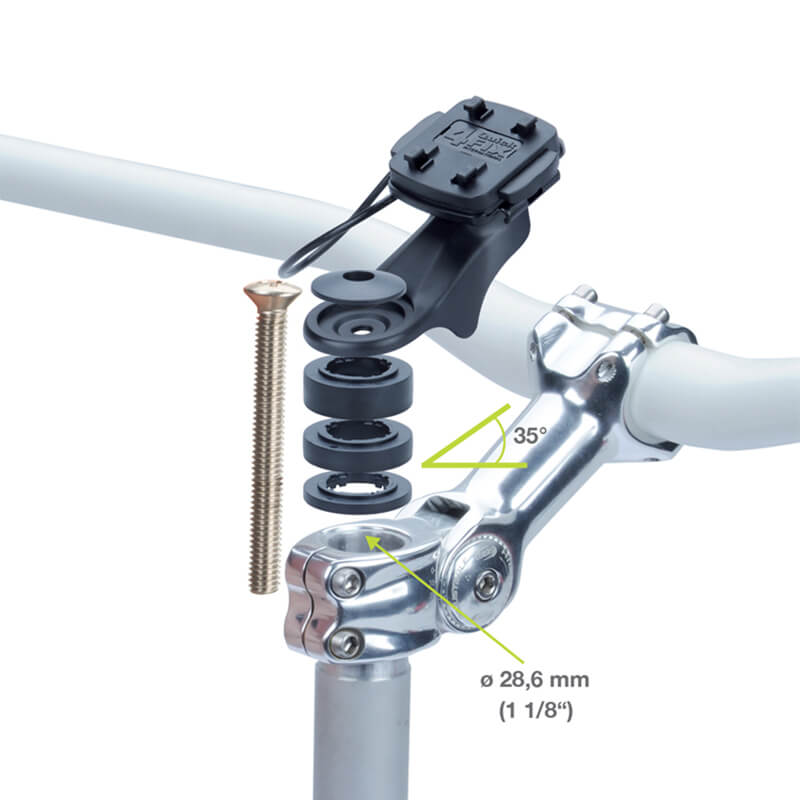 iGrip Universalus dviratininko laikiklis prie vairo „Splashbox“ išmaniems telefonams