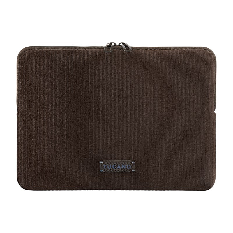 TUCANO Velluto 2 - Dėklas MacBook Air 13" (M4/M3/M2/M1/2025-2018) / Pro 13" / Nešiojamajam kompiuteriui 12" (rudas)