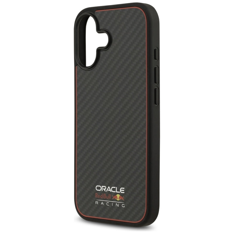 Red Bull Kevlar Logo Matt MagSafe - iPhone 17 dėklas (juodas)