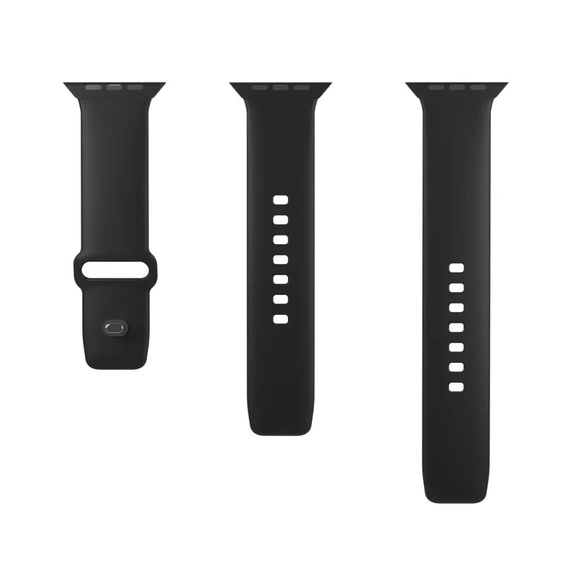 PURO ICON – tamprus dirželis, skirtas „Apple Watch“ 38/40/41/42 mm (S/M & M/L) (juodas)