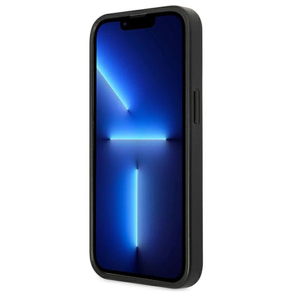 Guess 4G Small Metal Logo – „iPhone 13 Pro“ dėklas (juodas)
