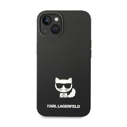 Karl Lagerfeld Choupette Body – dėklas, skirtas iPhone 14 Plus (juoda spalva)
