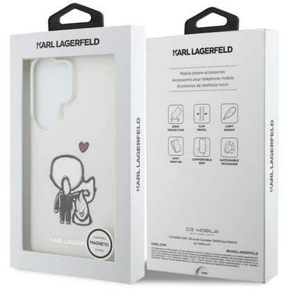 Karl Lagerfeld IML Karl & Choupette MagSafe dėklas - Samsung Galaxy S26 Ultra (Skaidrus)
