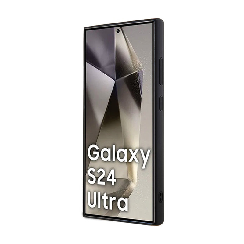Karl Lagerfeld Rhinestone Metal Logo - Samsung Galaxy S24 Ultra dėklas (juodas)