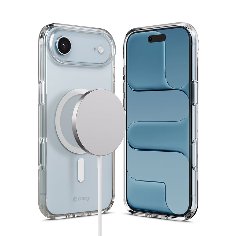 Crong Clear MAG Cover - MagSafe iPhone Air dėklas (Skaidrus)