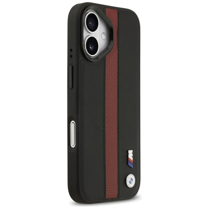 BMW M Perforated Stripe Logo MagSafe - iPhone 17 dėklas (Raudonas)