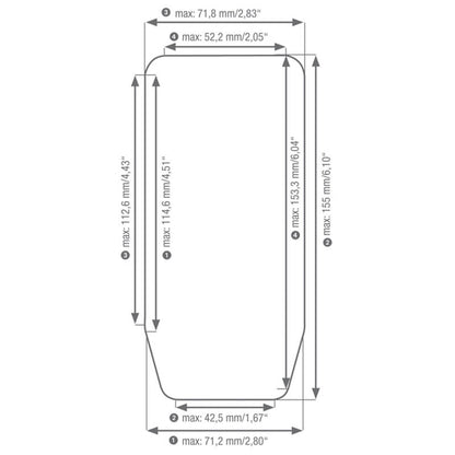 iGrip Universalus dviratininko laikiklis prie vairo „Splashbox“ išmaniems telefonams