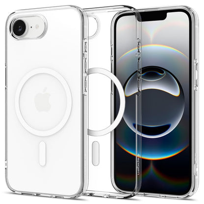 Spigen Liquid Crystal Mag MagSafe dėklas iPhone 17e / 16e (Skaidrus)