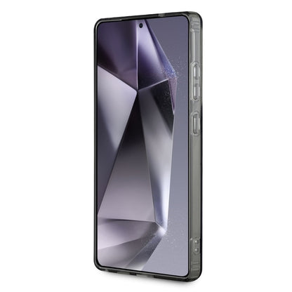 Karl Lagerfeld mygtukas Choupette galvos spausdintas logotipas MagSafe – dėklas Samsung Galaxy S25 Ultra (juodas)