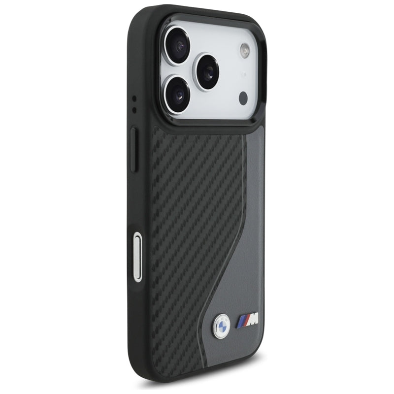 BMW M Carbono Logotipas MagSafe dėklas iPhone 17 Pro (antracito)