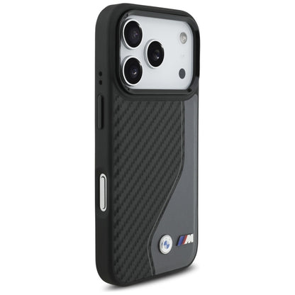 BMW M Carbono Logotipas MagSafe dėklas iPhone 17 Pro (antracito)