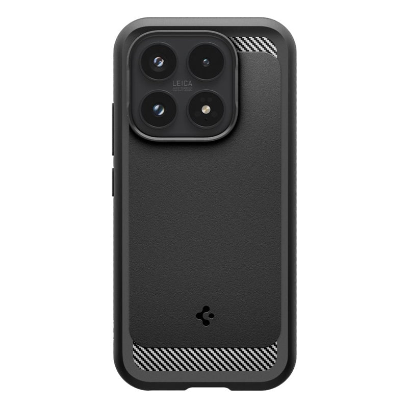 Spigen Rugged Armor - dėklas Xiaomi 17 (Matinis juodas)