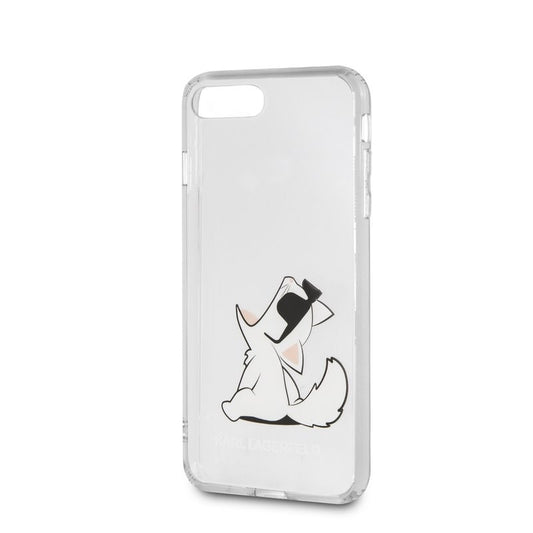 Karl Lagerfeld Choupette Fun – Dėklas skirtas iPhone SE 2020 / 8 / 7 (skaidrus)