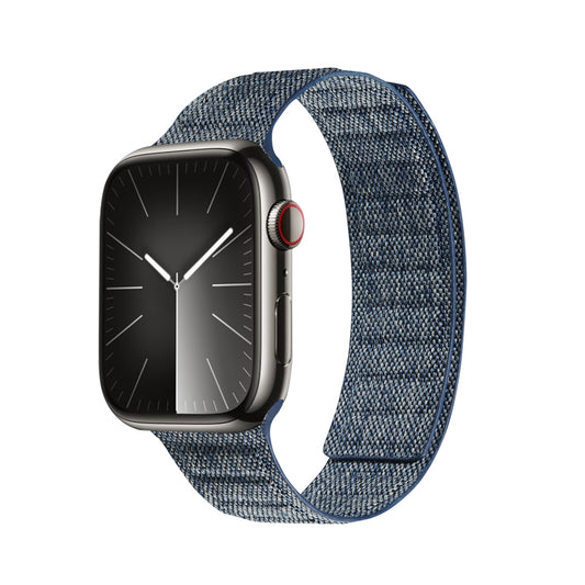 Crong Melange – magnetinė apyrankė, skirta „Apple Watch“ 44/45/46/49 mm („Blue Mélange“)