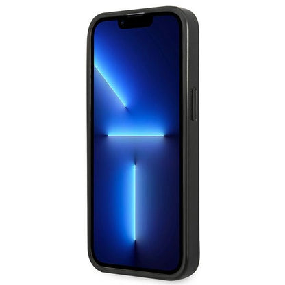 Karl Lagerfeld Perforated Allover – dėklas, skirtas iPhone 13 mini (juodas)